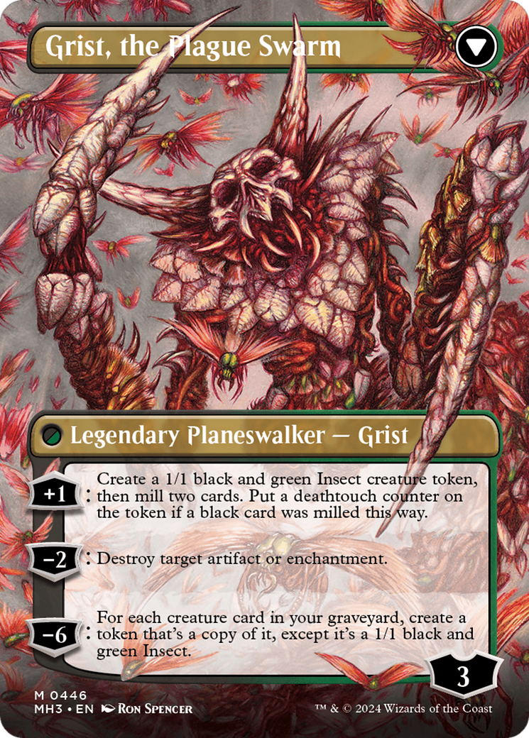 Grist, Voracious Larva // Grist, the Plague Swarm (Borderless) [Modern Horizons 3] | Grognard Games