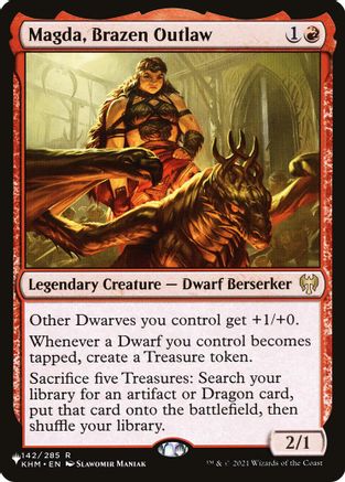 Magda, Brazen Outlaw (LIST-142/285) - The List Reprints | Grognard Games