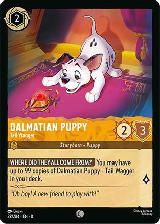 Dalmatian Puppy - Tail Wagger (38/204) [Reign of Jafar] | Grognard Games