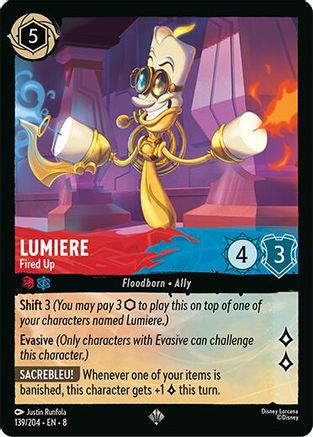 Lumiere - Fired Up (139/204) [Reign of Jafar] | Grognard Games