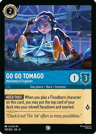 Go Go Tomago - Mechanical Engineer (159/204) [Reign of Jafar] | Grognard Games