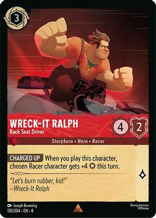 Wreck-It Ralph - Back Seat Driver (135/204) [Reign of Jafar] | Grognard Games