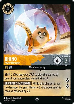 Rhino - Power Hamster (30/204) [Reign of Jafar] | Grognard Games