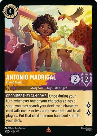 Antonio Madrigal - Friend to All (57/204) [Reign of Jafar] | Grognard Games