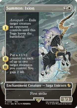 Summon: Ixion (Borderless) (FIC-195) - Commander: FINAL FANTASY | Grognard Games