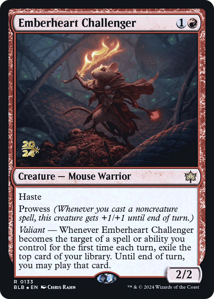 Emberheart Challenger [Bloomburrow Prerelease Promos] | Grognard Games