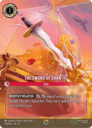 The Sword of Shan Yu (Enchanted) (219/204) - Reign of Jafar Holofoil | Grognard Games