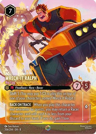 Wreck-It Ralph - Big Lug (Enchanted) (206/204) [Reign of Jafar] | Grognard Games
