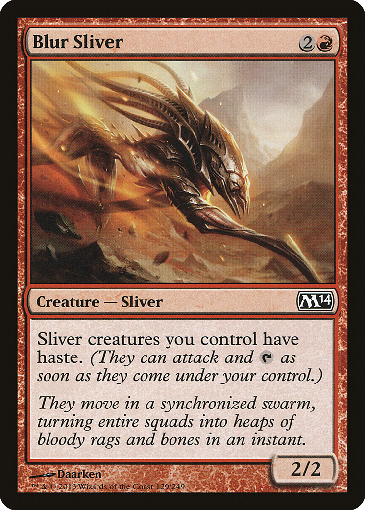 Blur Sliver [Magic 2014] | Grognard Games