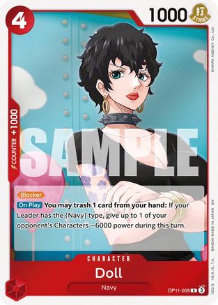 Doll (OP11-008) - A Fist of Divine Speed Foil | Grognard Games