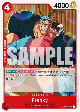Franky (OP11-012) - A Fist of Divine Speed | Grognard Games