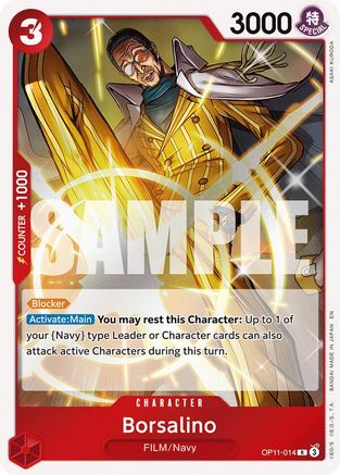 Borsalino (OP11-014) - A Fist of Divine Speed Foil | Grognard Games