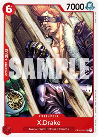X.Drake (OP11-017) - A Fist of Divine Speed | Grognard Games