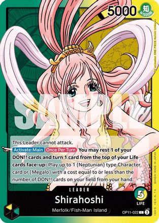 Shirahoshi (022) (OP11-022) - A Fist of Divine Speed | Grognard Games