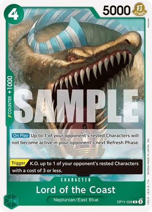 Lord of the Coast (OP11-028) - A Fist of Divine Speed Foil | Grognard Games