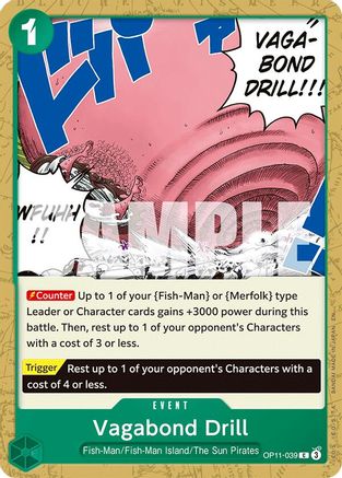Vagabond Drill (OP11-039) - A Fist of Divine Speed | Grognard Games