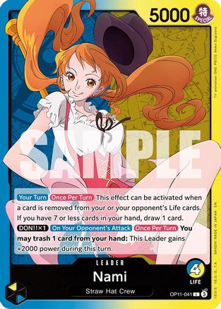 Nami (041) (OP11-041) - A Fist of Divine Speed | Grognard Games