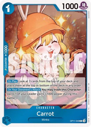 Carrot (OP11-049) - A Fist of Divine Speed Foil | Grognard Games