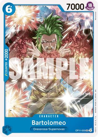 Bartolomeo (OP11-055) - A Fist of Divine Speed | Grognard Games