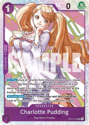 Charlotte Pudding (OP11-070) - A Fist of Divine Speed Foil | Grognard Games