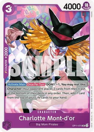 Charlotte Mont-d'or (OP11-072) - A Fist of Divine Speed | Grognard Games