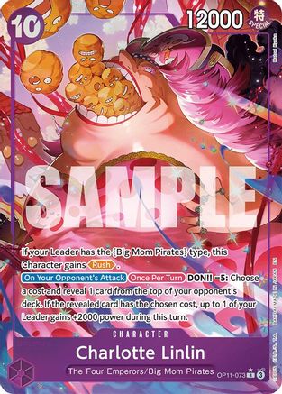 Charlotte Linlin (Alternate Art) (OP11-073) - A Fist of Divine Speed Foil | Grognard Games