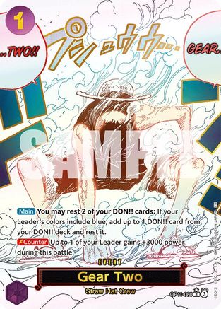 Gear Two (Alternate Art) (OP11-080) - A Fist of Divine Speed Foil | Grognard Games