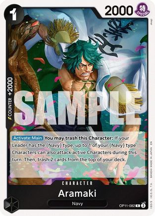 Aramaki (OP11-082) - A Fist of Divine Speed Foil | Grognard Games