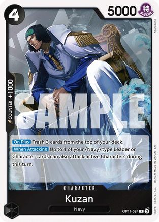Kuzan (OP11-084) - A Fist of Divine Speed Foil | Grognard Games