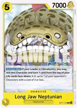 Long-Jaw Neptunian (OP11-103) - A Fist of Divine Speed | Grognard Games