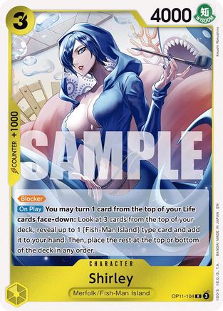 Shirley (OP11-104) - A Fist of Divine Speed Foil | Grognard Games