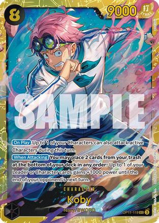 Koby (119) (OP11-119) - A Fist of Divine Speed Foil | Grognard Games