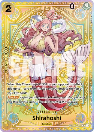 Shirahoshi (SP) (EB01-057) - A Fist of Divine Speed Foil | Grognard Games