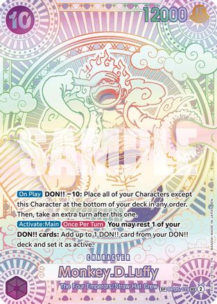 Monkey.D.Luffy (119) (SP) (OP05-119) - A Fist of Divine Speed Foil | Grognard Games