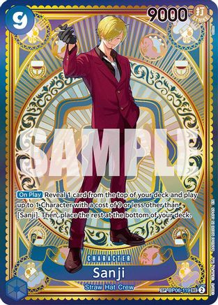 Sanji (SP) (OP06-119) - A Fist of Divine Speed Foil | Grognard Games