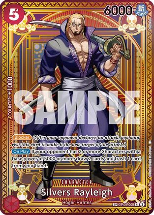 Silvers Rayleigh (SP) (OP09-005) - A Fist of Divine Speed Foil | Grognard Games