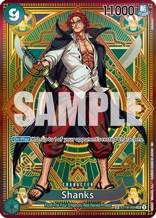 Shanks (SP) (ST16-004) - A Fist of Divine Speed Foil | Grognard Games