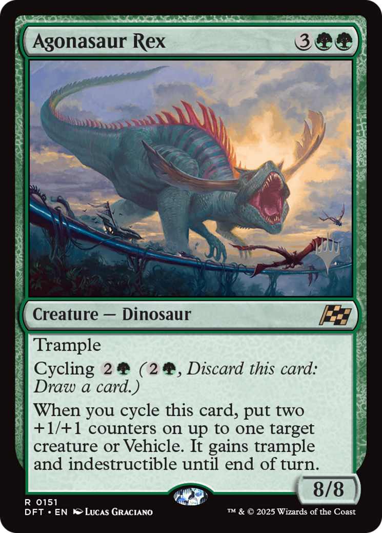 Agonasaur Rex (Promo Pack) [Aetherdrift Promos] | Grognard Games