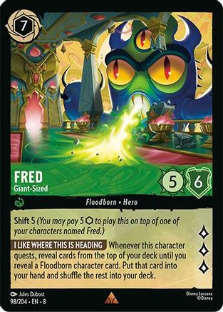 Fred - Giant-Sized (98/204) - Reign of Jafar Cold Foil | Grognard Games