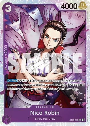Nico Robin (ST26-003) - Starter Deck 26: PURPLE/BLACK Monkey.D.Luffy Foil | Grognard Games