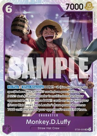 Monkey.D.Luffy (ST26-005) (ST26-005) - Starter Deck 26: PURPLE/BLACK Monkey.D.Luffy Foil | Grognard Games
