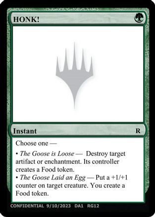 HONK! (-) - Un-Known Event Playtest Cards | Grognard Games