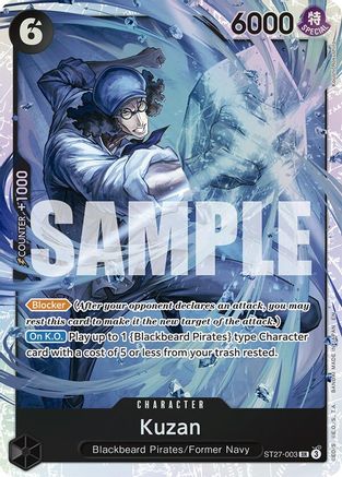 Kuzan (ST27-003) - Starter Deck 27: BLACK Marshall.D.Teach Foil | Grognard Games