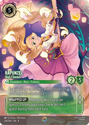 Rapunzel - High Climber (Enchanted) (214/204) - Reign of Jafar Holofoil | Grognard Games