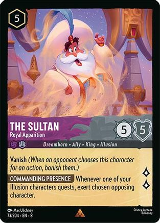 The Sultan - Royal Appaarition (73/204) - Reign of Jafar Cold Foil | Grognard Games
