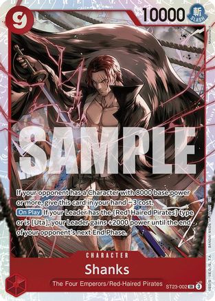 Shanks (002) (ST23-002) - Starter Deck 23: RED Shanks Foil | Grognard Games