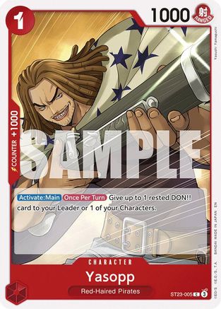 Yasopp (ST23-005) - Starter Deck 23: RED Shanks | Grognard Games