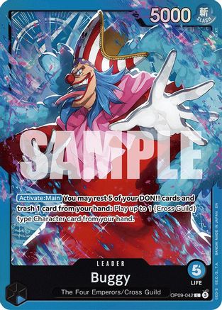 Buggy (OP09-042) (OP09-042) - Starter Deck 25: BLUE Buggy Foil | Grognard Games