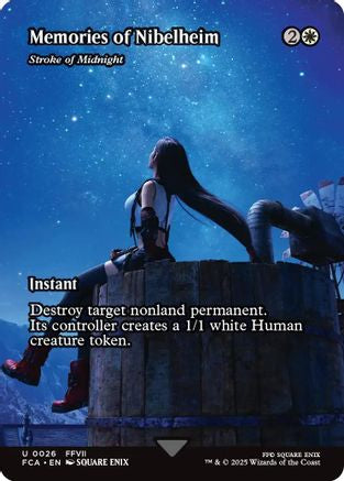 Memories of Nibelheim - Stroke of Midnight (Showcase) (FCA-026) - FINAL FANTASY: Through the Ages Foil | Grognard Games