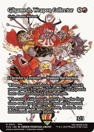 Gilgamesh, Weapon Collector - Godo, Bandit Warlord (Showcase) (FCA-013) - FINAL FANTASY: Through the Ages Foil | Grognard Games